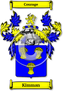 Kimman Family Crest Download (JPG) Legacy Series - 600 DPI