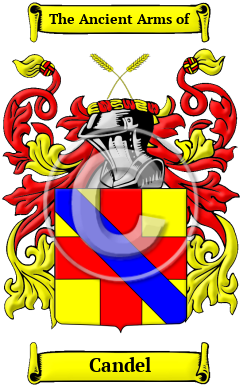 Candel Family Crest Download (JPG) Heritage Series - 600 DPI