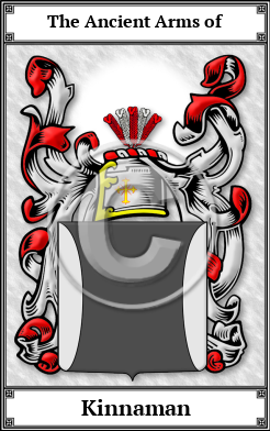 Kinnaman Family Crest Download (JPG)  Book Plated - 150 DPI