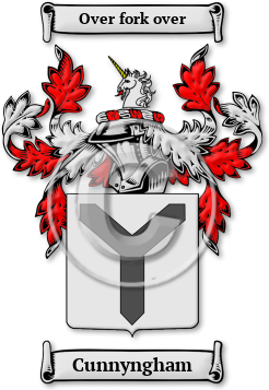 Cunnyngham Family Crest Download (jpg) Legacy Series - 150 DPI