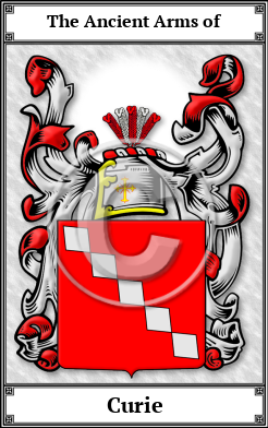 Curie Family Crest Download (JPG)  Book Plated - 150 DPI
