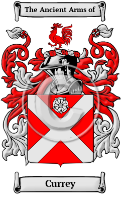 Currey Name Meaning, Family History, Family Crest & Coats of Arms