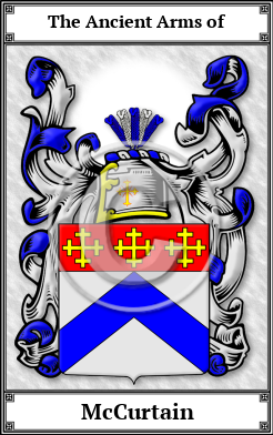 McCurtain Family Crest Download (JPG)  Book Plated - 150 DPI
