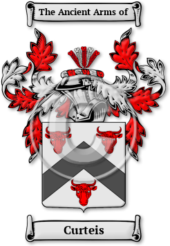 Curteis Family Crest Download (jpg) Legacy Series - 150 DPI