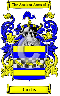 Curtis Family Crest Download (JPG) Heritage Series - 600 DPI