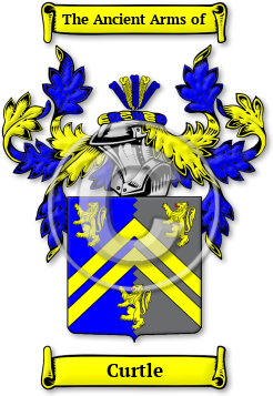 Curtle Family Crest Download (jpg) Legacy Series - 150 DPI