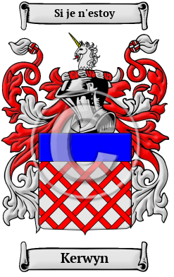 Kerwyn Family Crest Download (JPG) Heritage Series - 600 DPI