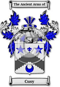 Cusy Family Crest Download (jpg) Legacy Series - 150 DPI