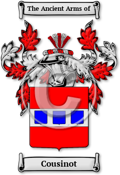 Cousinot Family Crest Download (jpg) Legacy Series - 150 DPI