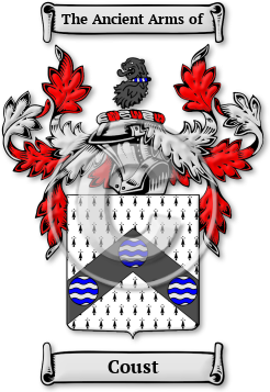 Coust Family Crest Download (JPG) Legacy Series - 600 DPI