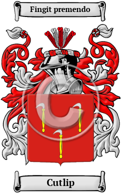 Cutlip Family Crest/Coat of Arms