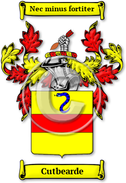 Cutbearde Family Crest Download (JPG) Legacy Series - 600 DPI