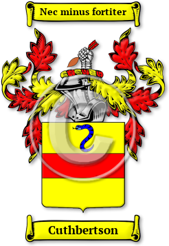 Cuthbertson Family Crest Download (jpg) Legacy Series - 150 DPI