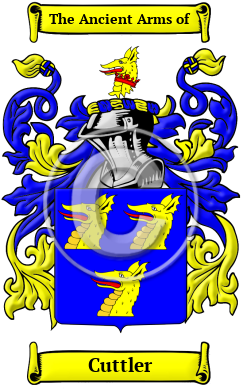 Cuttler Family Crest/Coat of Arms