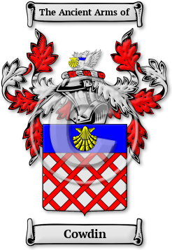 Cowdin Family Crest Download (jpg) Legacy Series - 150 DPI