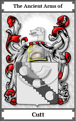 Cutt Family Crest Download (JPG) Book Plated - 600 DPI