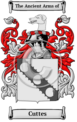 Cuttes Family Crest Download (JPG) Heritage Series - 600 DPI