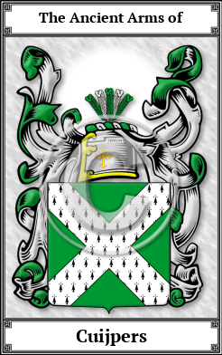 Cuijpers Family Crest Download (JPG)  Book Plated - 150 DPI