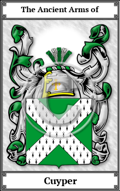 Cuyper Family Crest Download (JPG)  Book Plated - 150 DPI