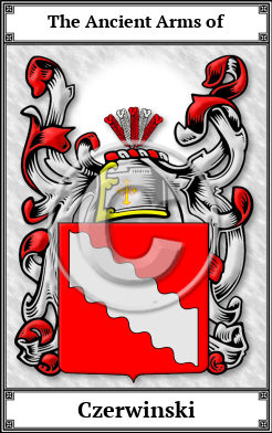 Czerwinski Family Crest Download (JPG)  Book Plated - 150 DPI