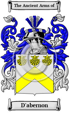 D'abernon Family Crest/Coat of Arms