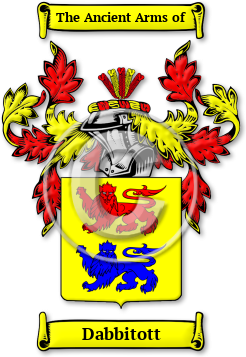 Dabbitott Family Crest Download (JPG) Legacy Series - 600 DPI