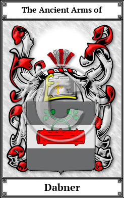 Dabner Family Crest Download (JPG)  Book Plated - 150 DPI