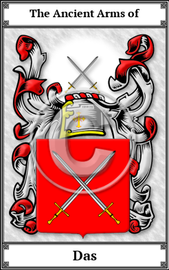 Das Family Crest Download (JPG)  Book Plated - 150 DPI