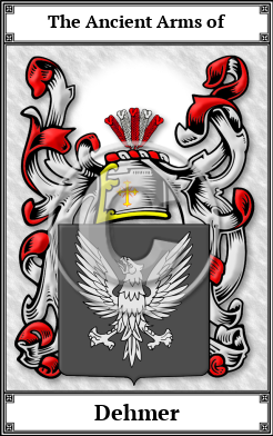 Dehmer Family Crest Download (JPG)  Book Plated - 150 DPI