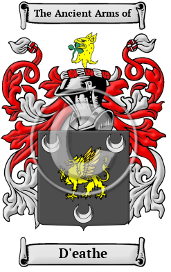 D'eathe Family Crest/Coat of Arms