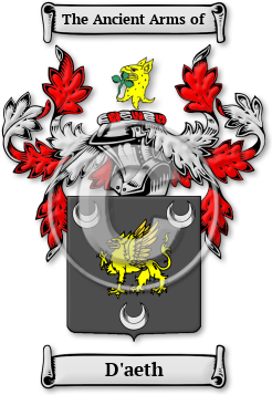 D'aeth Family Crest Download (jpg) Legacy Series - 150 DPI