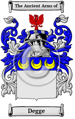 Degge Family Crest Download (JPG) Heritage Series - 600 DPI