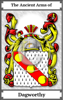 Dagworthy Family Crest Download (JPG)  Book Plated - 150 DPI