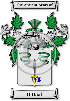 O'Daal Family Crest Download (jpg) Legacy Series - 150 DPI