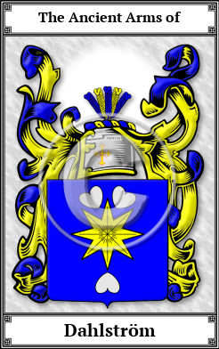 Dahlström Family Crest Download (JPG)  Book Plated - 150 DPI