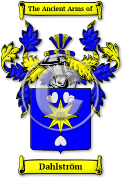Dahlström Family Crest Download (jpg) Legacy Series - 150 DPI
