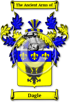Dagle Family Crest Download (JPG) Legacy Series - 600 DPI