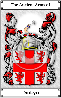 Daikyn Family Crest Download (JPG)  Book Plated - 150 DPI