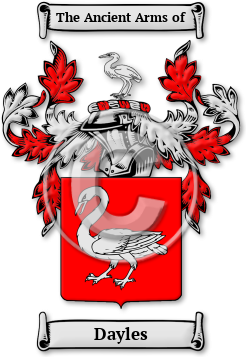 Dayles Family Crest Download (JPG) Legacy Series - 600 DPI