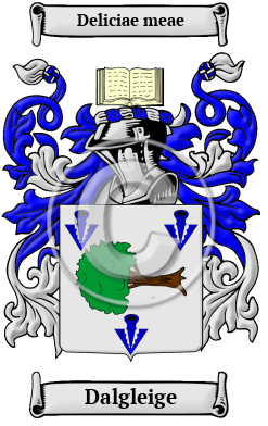 Dalgleige Family Crest/Coat of Arms