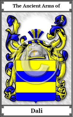 Dali Family Crest Download (JPG)  Book Plated - 150 DPI