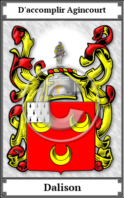 Dalison Family Crest Download (JPG)  Book Plated - 150 DPI