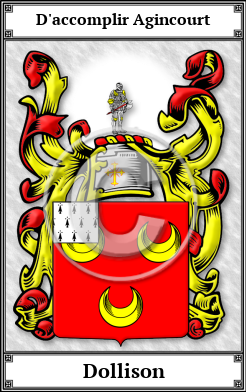 Dollison Family Crest Download (JPG)  Book Plated - 150 DPI