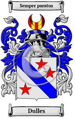 Dulles Family Crest Download (JPG) Heritage Series - 600 DPI