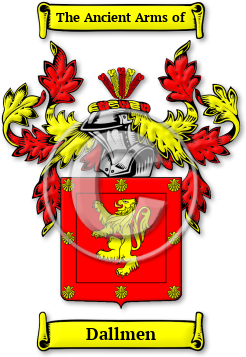Dallmen Family Crest Download (jpg) Legacy Series - 150 DPI