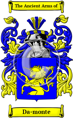 Da-monte Family Crest Download (JPG) Heritage Series - 600 DPI