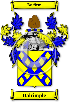 Dalrimple Family Crest Download (jpg) Legacy Series - 150 DPI