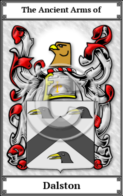 Dalston Family Crest Download (JPG)  Book Plated - 150 DPI