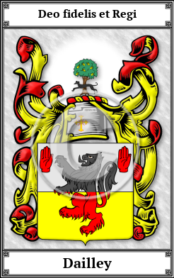 Dailley Family Crest Download (JPG)  Book Plated - 150 DPI