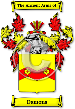 Damons Family Crest Download (JPG) Legacy Series - 600 DPI